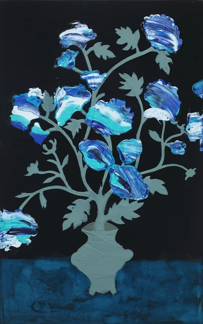 wild flower,판넬위아크릴,분채 32x50cm (3).JPG